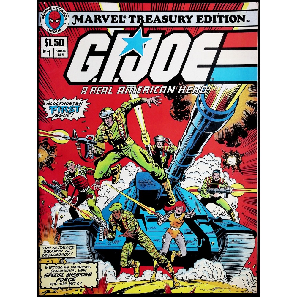 G.I. Joe A Real American Hero #1 Marvel Treasury Edition 1982 Comic Book